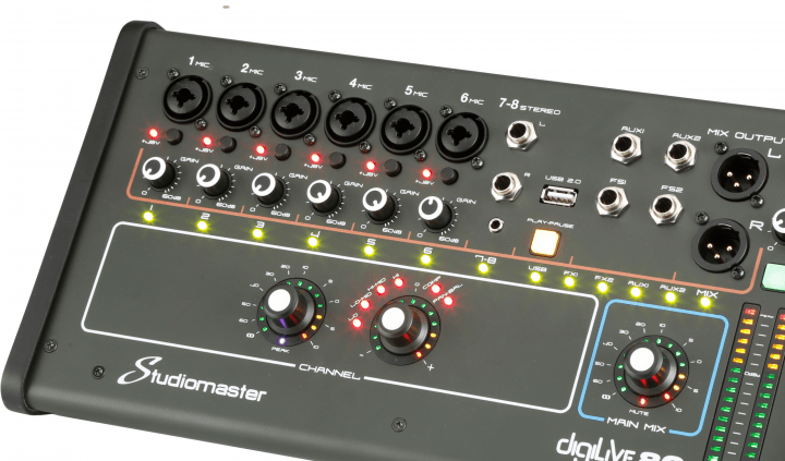 StudioMaster Digilive 8c digital mixer