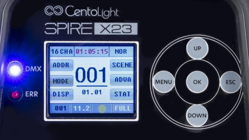 Centolight Spire X23 display