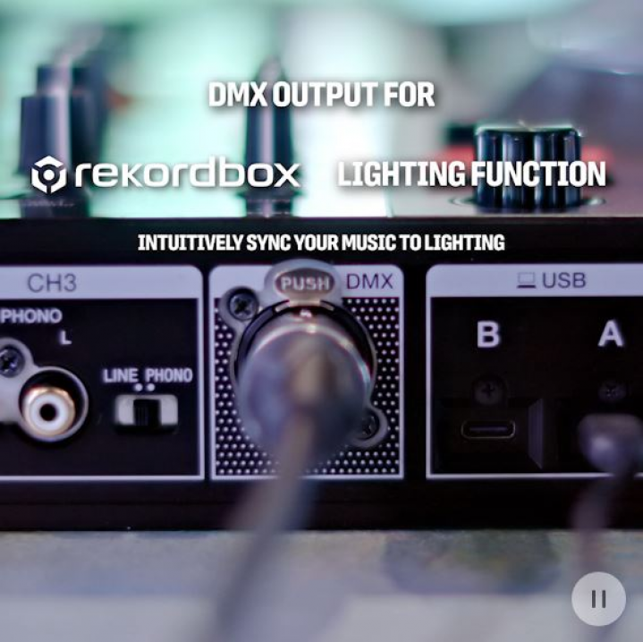 DDJ-FLX10 DMX output