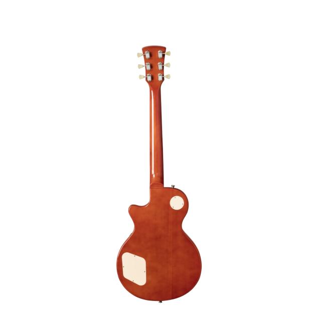 Chitarra elettrica cutaway arch top con 2 humbucker e manico set-in