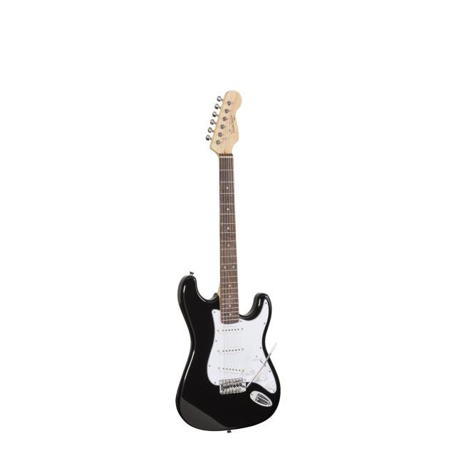 Double cutaway electric guitar with 3 single coils