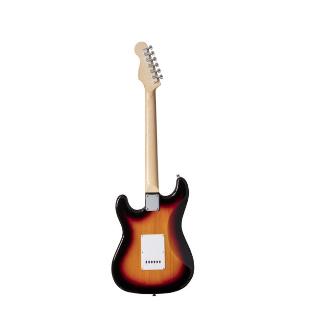 Double cutaway electric guitar with 3 single coils