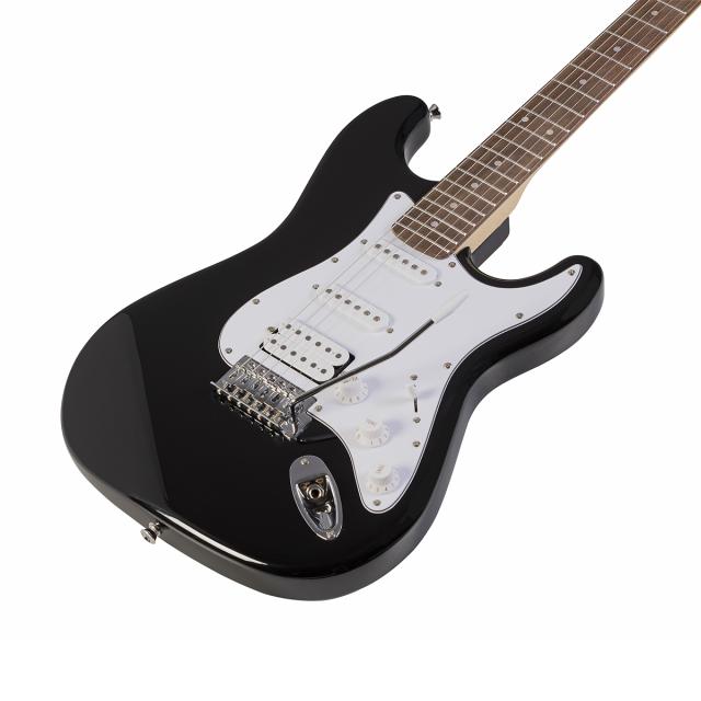 Chitarra elettrica double cutaway a 2 single coil + 1 humbucker