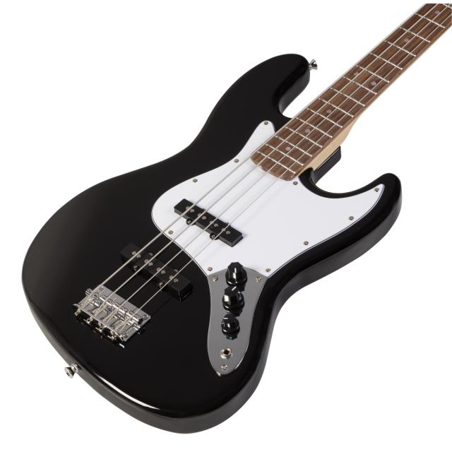 Electric bass with bridge and neck pick ups