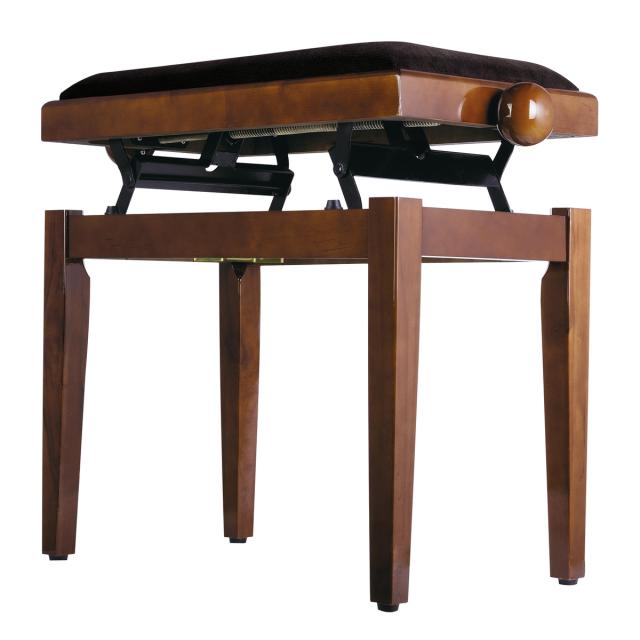 Adjustable glossy finish piano bench