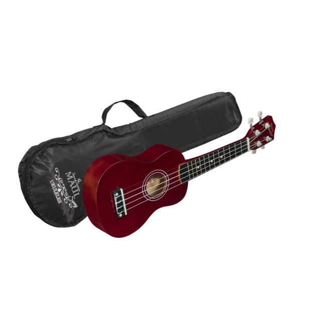 Ukulele MAUI SUNNY con borsa e libro educativo CURCI per bambini 