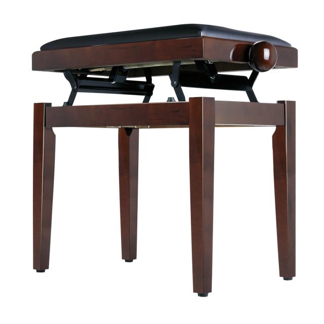 Adjustable glossy finish piano bench