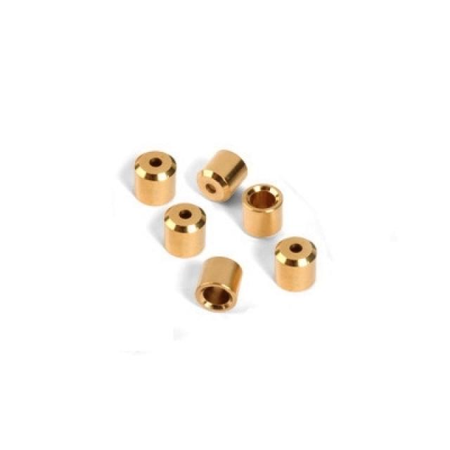 Boccole Bloccacorde Dorate per Telecaster (conf. 6 pz.) 