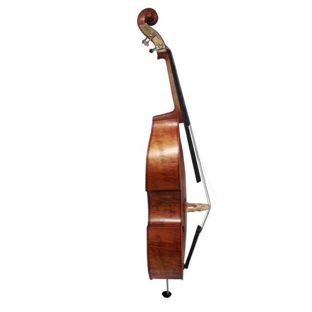 Virtuoso Pro solid spruce top hand made 3/4 doublebass with flame maple back & sides