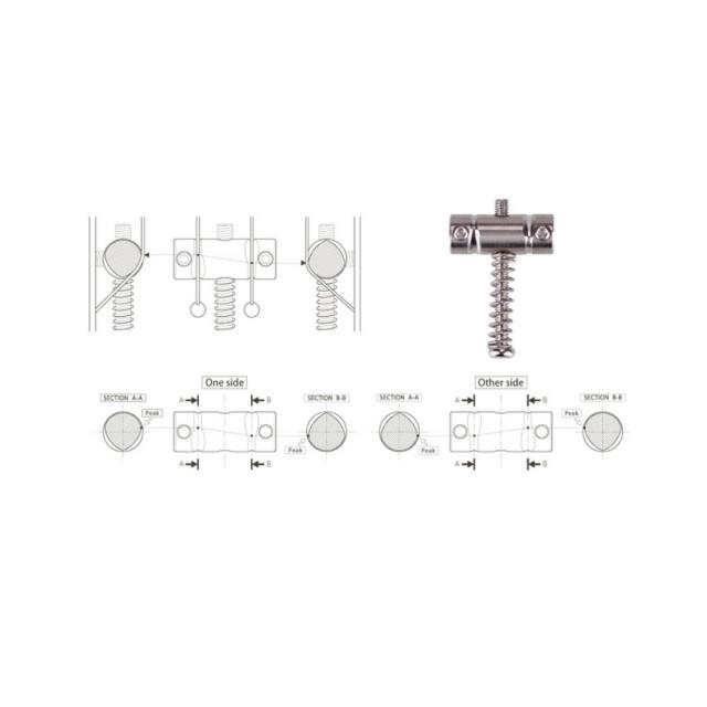 Ponte Fisso per Telecaster Gold