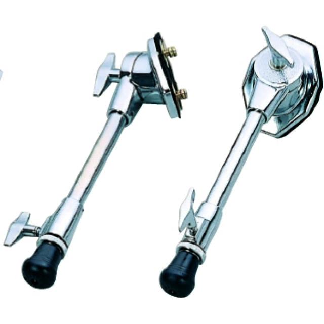Adjustable bass drum spur set