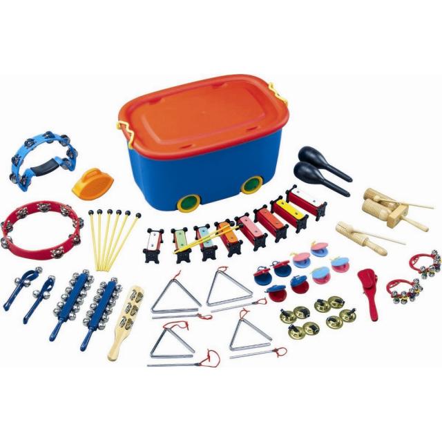 Set Percussioni per 32 Percussionisti , case con ruote