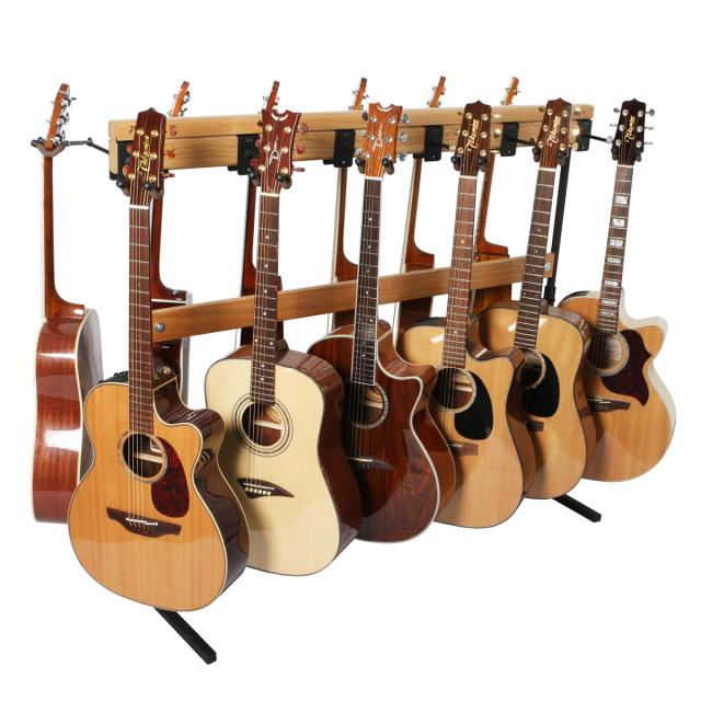 Hardwood Island Rack - 12 Guitar Hangers