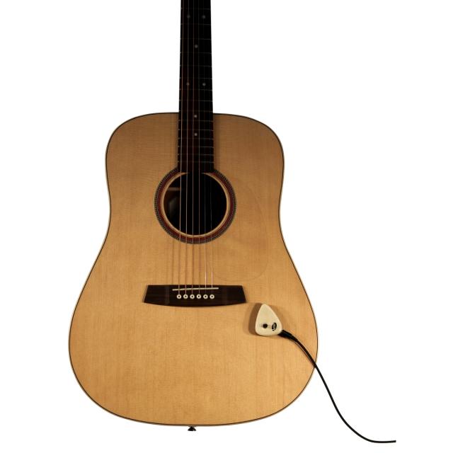 AP-2 Portable surface-mount piezo pickup with volume control for guitar and other instruments
