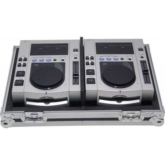 Flightcase PC-100/2 | 2x Pioneer CDJ-100 - blu