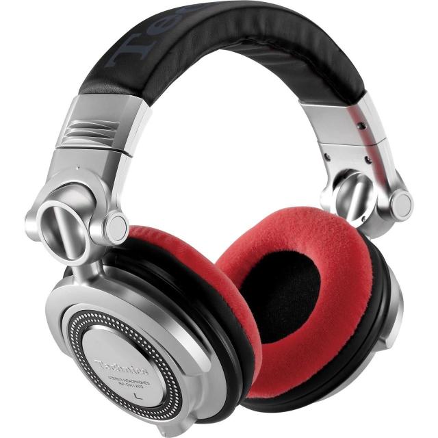 set di cuscinetti VELOUR per Technics RP-DH1200 e Pioneer HDJ-1000/-1500/-2000 - rosso