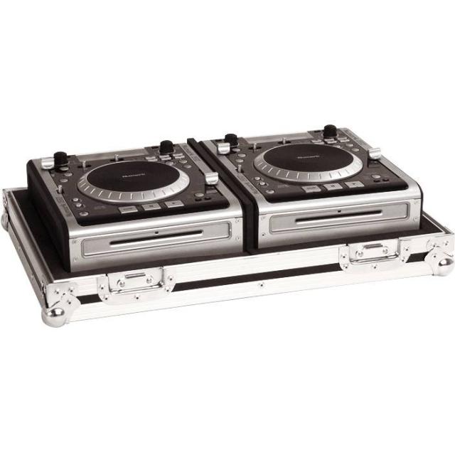 Flightcase iCDX/2 | 2x Numark iCDX - rosso