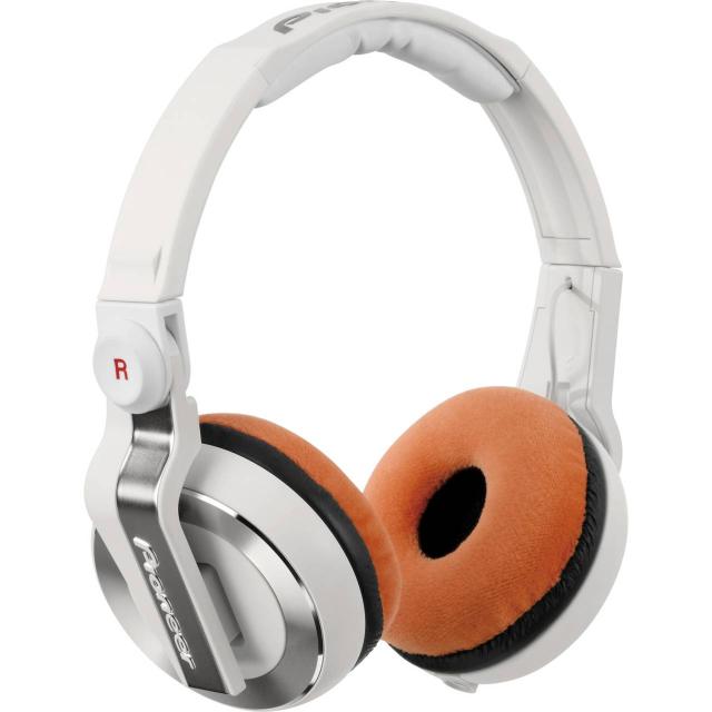 Earpad Set Velour for Pioneer HDJ-500 - tangerine