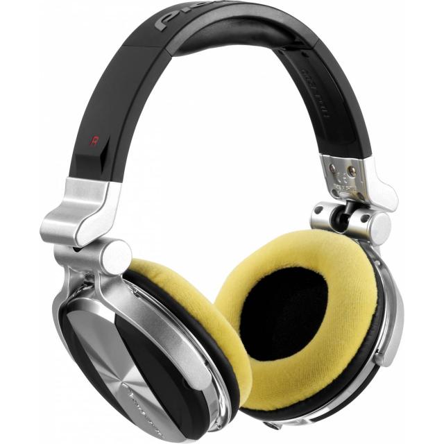 Set di cuscini VELOUR per Pioneer HDJ-1500 - giallo