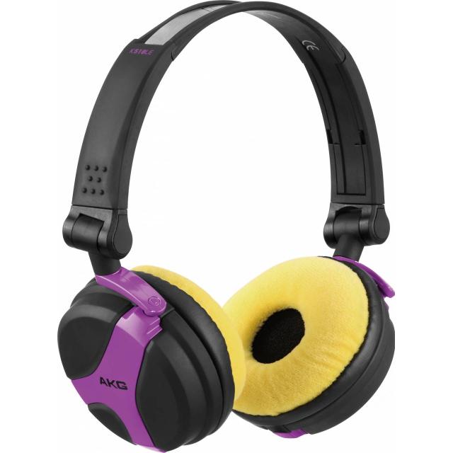 Earpad Set VELOUR for AKG K518 DJ & K518 LE  - yellow