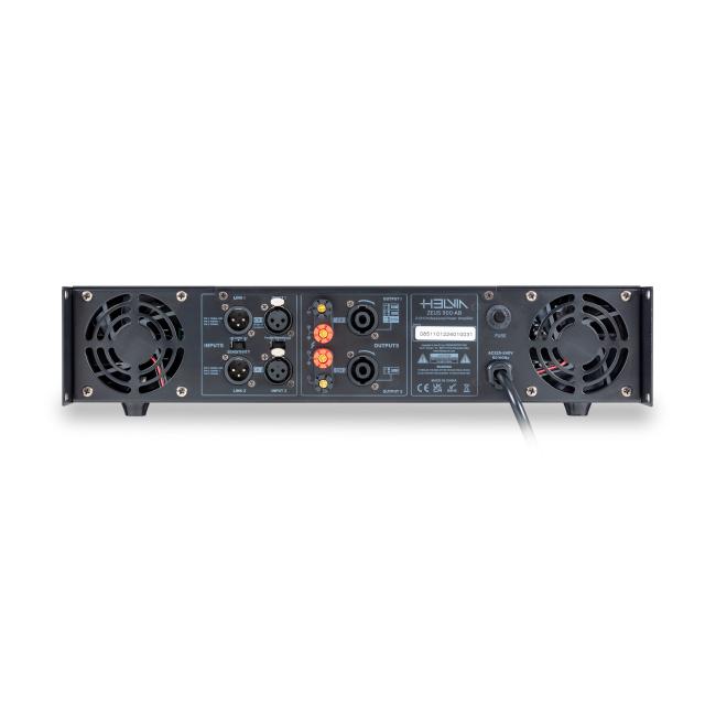 2 x 300W @ 8ohm, 2 x 450W @ 4ohm Professional Class-AB Power Amplifier