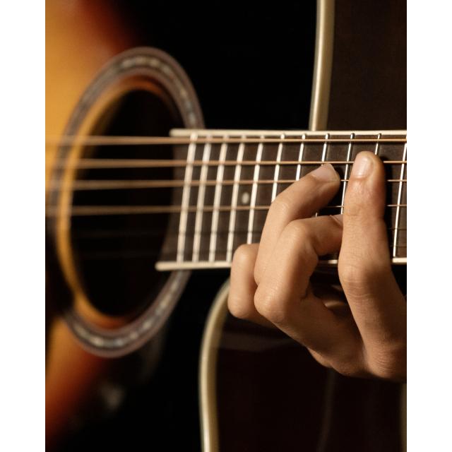 Cutaway acoustic guitar with preamp