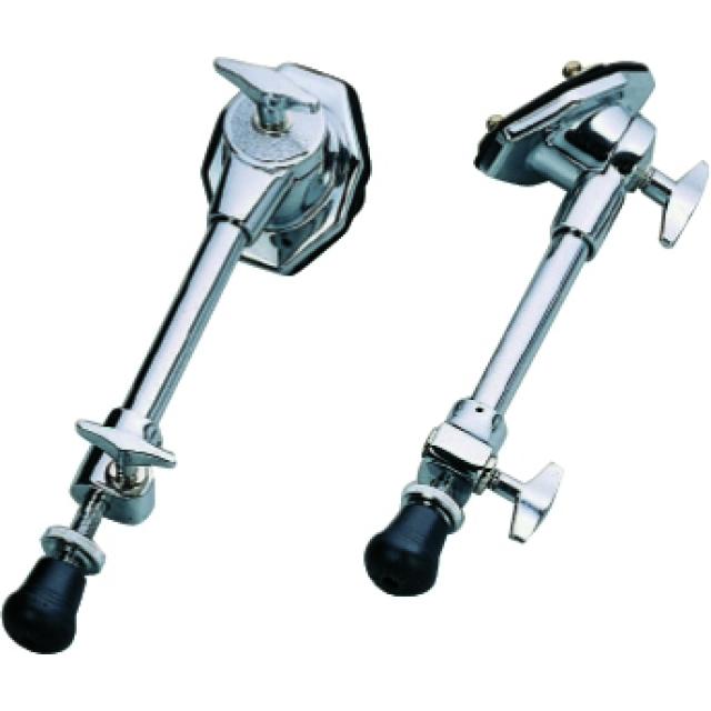 Adjustable bass drum spur set