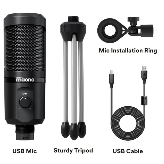 Kit microfono USB portatile AU-PM461TR