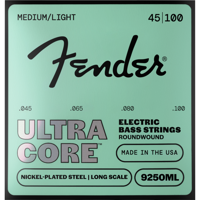 Corde per basso Ultracore™ 9250ML, acciaio nichelato, scala lunga, calibri .045-.100 0737250505