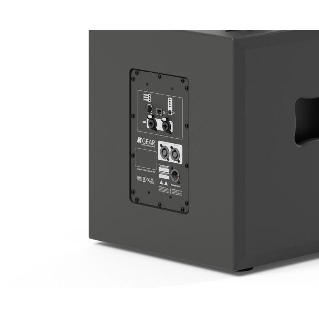 Sistema attivo con subwoofer 12" + colonna 16x2" ad array modulare