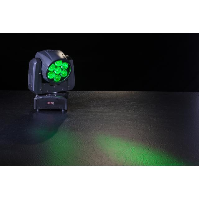 TESTA MOBILE LED WASH CON ZOOM SOUNDSATION MOOD 715Z WASH 7 X 15 W