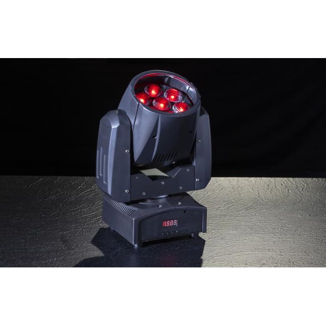 TESTA MOBILE LED WASH CON ZOOM SOUNDSATION MOOD 715Z WASH 7 X 15 W