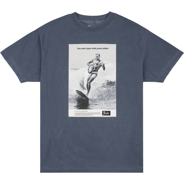 T-shirt Vintage Ad Surfer Tee, Ocean M