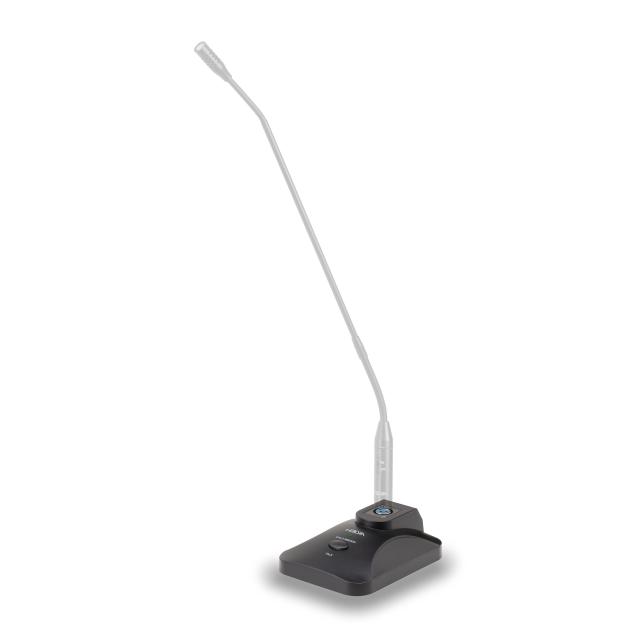 Base universale per Microfoni a Collo d'Oca con Tasto Push-to-Talk