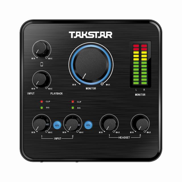 Webcast 2 channel Pdocast USB Audio interface