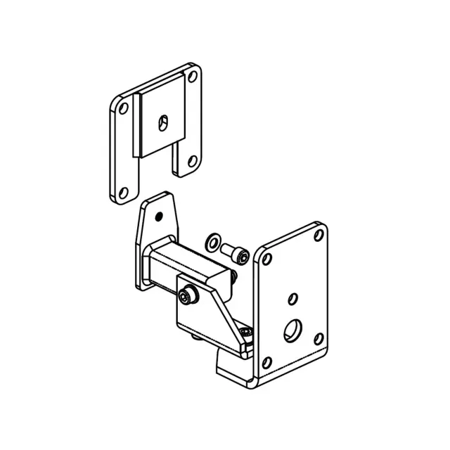 T80XL steel wall bracket for Void ArcM, Venu V2 and Cyclone series color black
