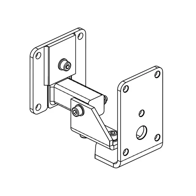 T80XL steel wall bracket for Void ArcM, Venu V2 and Cyclone series color black