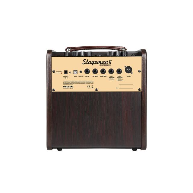 Battery Powered Acoustic Guitar Amplifier w/ Drum&Loop (80W RMS)