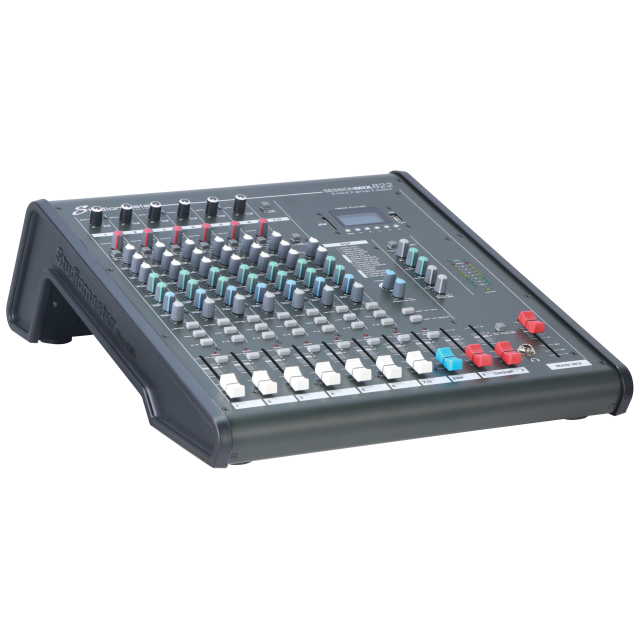 Console di missaggio professionale a 8 canali con Media e Bluetooth