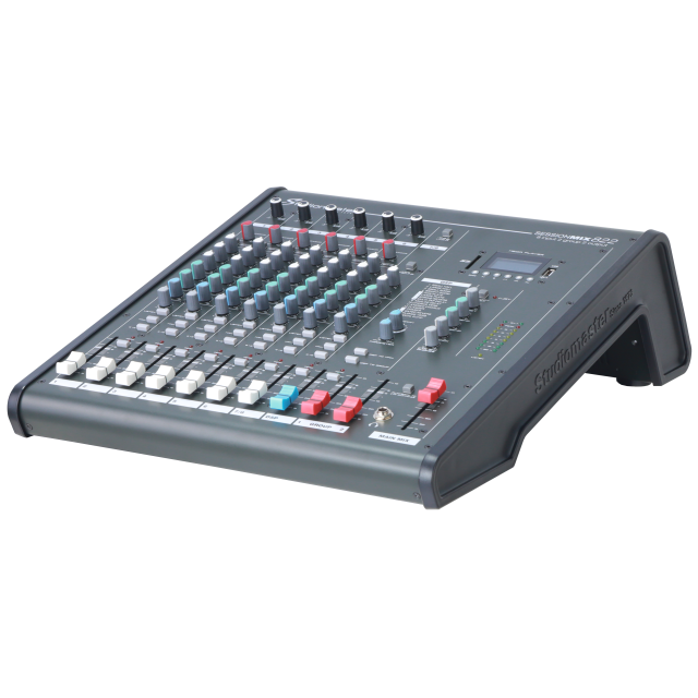 Console di missaggio professionale a 8 canali con Media e Bluetooth