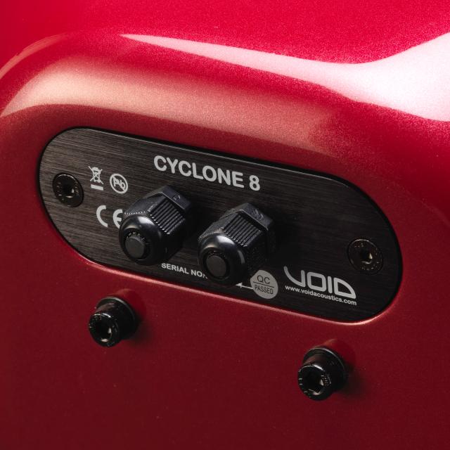 8” passive 2-way loudspeaker in fibreglass (red)