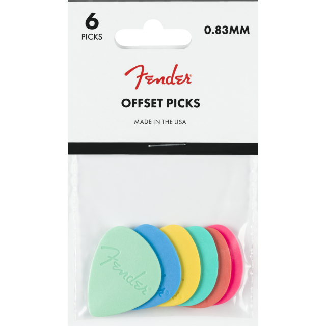 Offset Picks, Multi-Color (6)