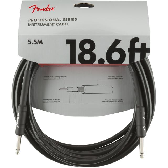 Cavo per strumenti serie Professional Straight/Straight 18.6' Black