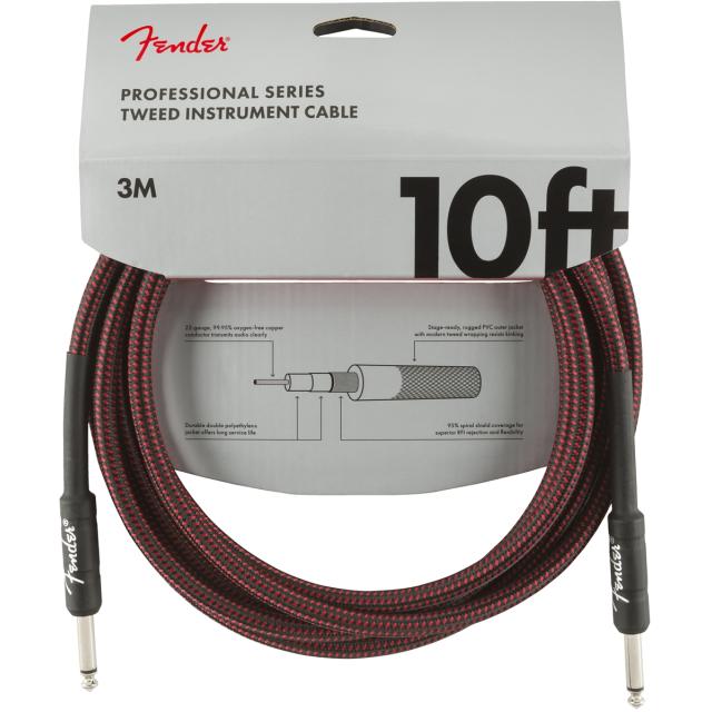 Cavo per strumenti serie Professional 10' Red Tweed