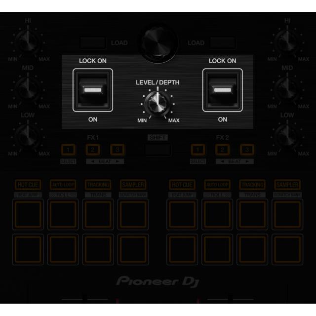 Scratch-style 2-channel DJ controller for Serato DJ Lite