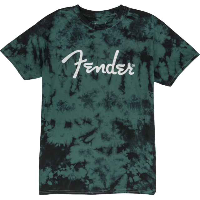 T-shirt Fender tie-dye, Blu, XXL
