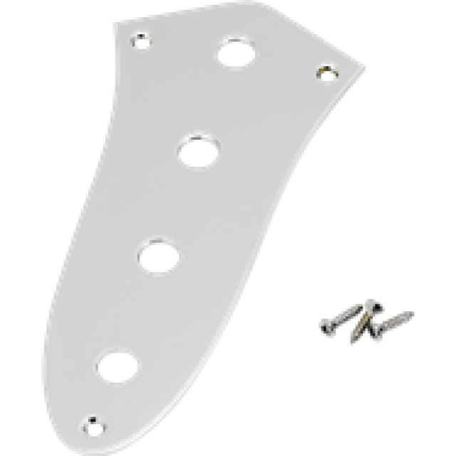 Jazz Bass® Control Plate, 4-Hole, Chrome