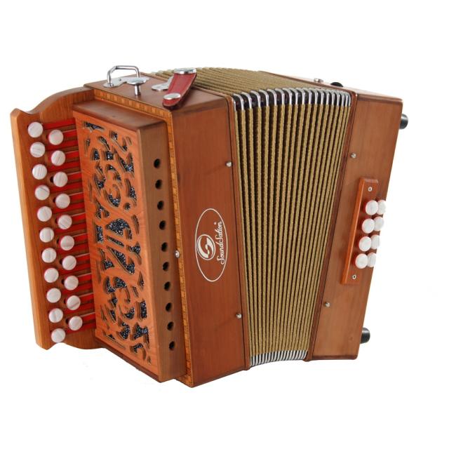 Organetto in legno con registro al canto in SOL/DO