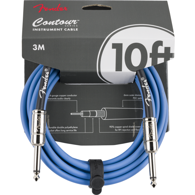 Cavo per strumenti serie Contour™, 10'(3m) Cable, Lake Placid Blue 0990571102