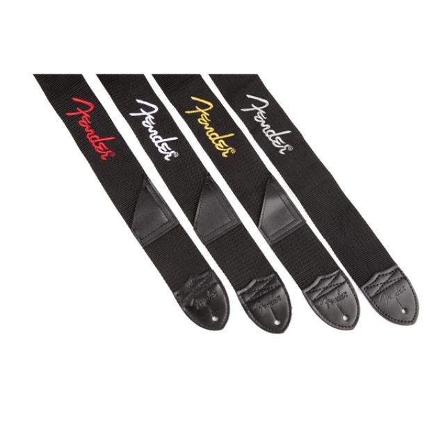 2" Black Poly Strap w/ Yellow Logo
